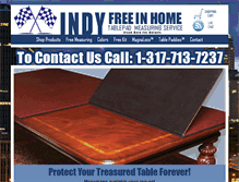 Tablet Screenshot of indytablepads.com